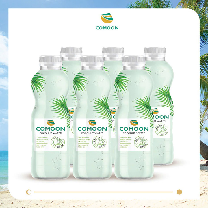 Lốc 06 Chai Nước Dừa COMOON - Sản Phẩm Từ Dừa Comoon - Công Ty TNHH Comoon
