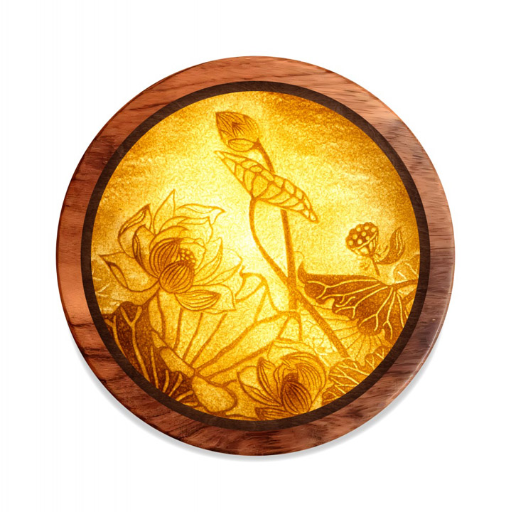 Tranh Nguyệt Dạ Liên Hoa – Tâm Liên - Sản Phẩm Từ Dừa Comoon - Công Ty TNHH Comoon