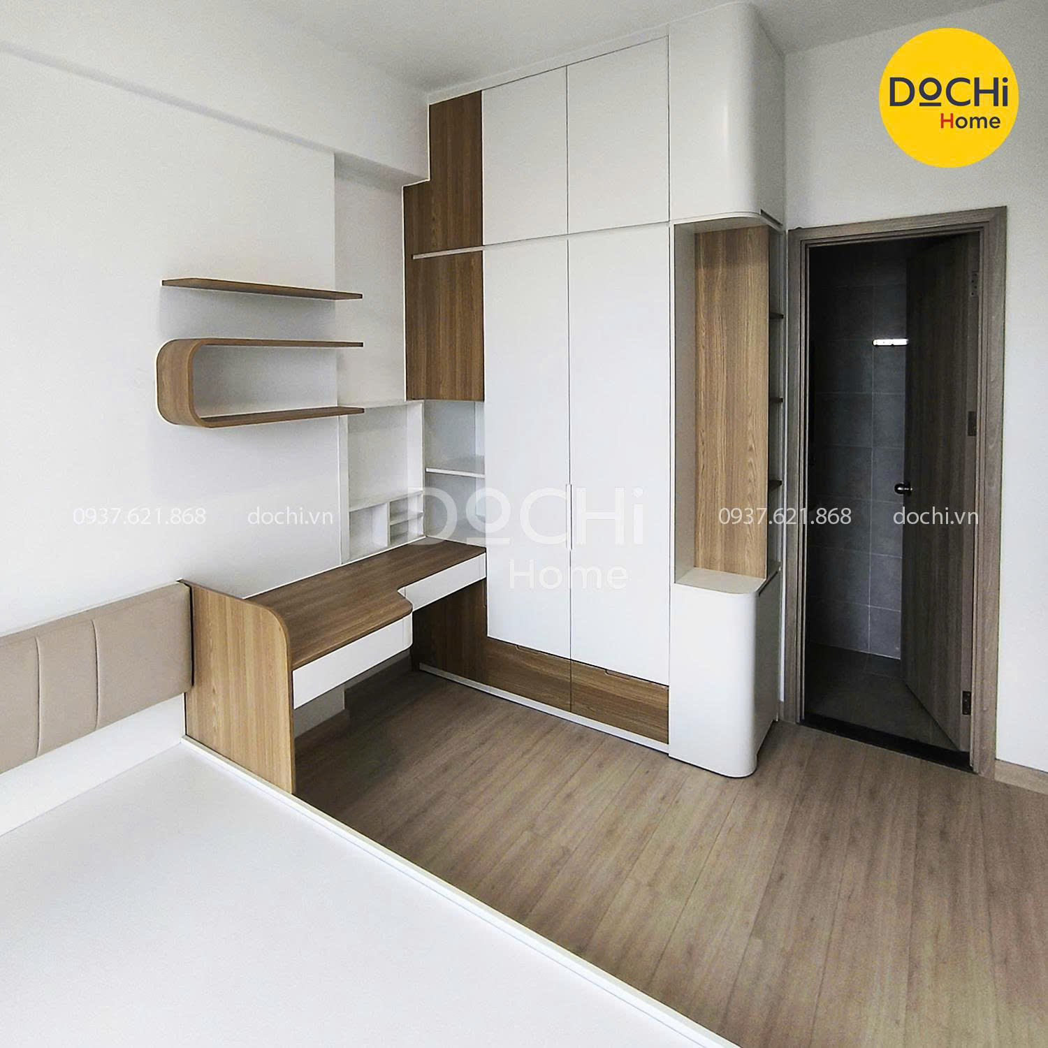 Thi công nội thất phòng ngủ - Dochi Home - Nhà Máy Thiết Kế, Sản Xuất, Thi Công Nội Thất Căn Hộ - Công Ty TNHH Dochi Home