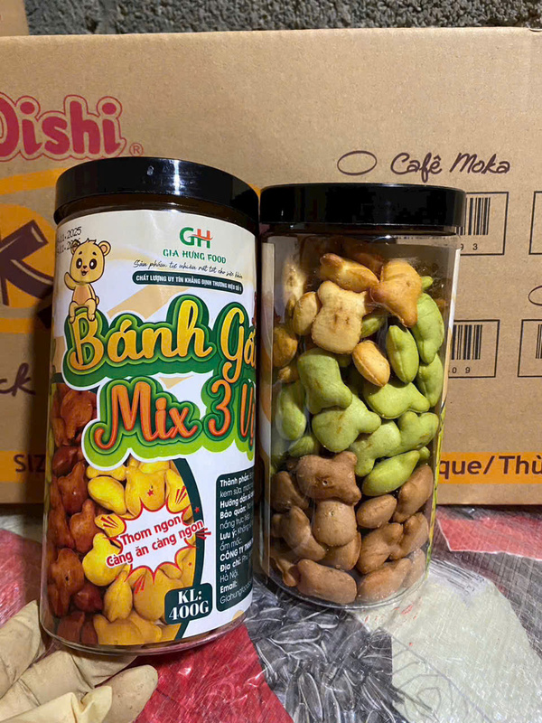 Bánh gấu mix 3 vị - Hạt Dinh Dưỡng Gia Hưng Food - Công Ty TNHH Thương Mại Gia Hưng Food