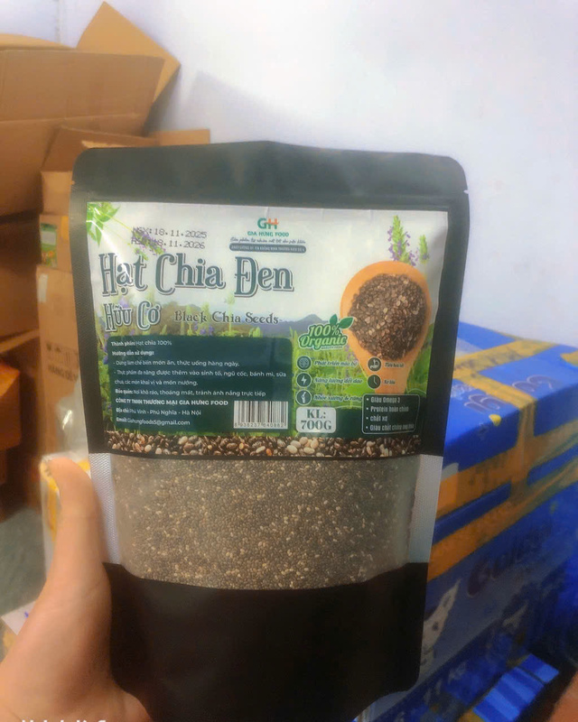 Hạt chia đen - Hạt Dinh Dưỡng Gia Hưng Food - Công Ty TNHH Thương Mại Gia Hưng Food
