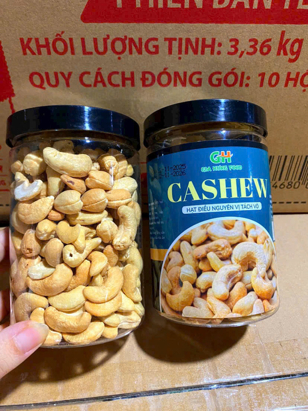 Hạt điều nguyên vị tách vỏ - Hạt Dinh Dưỡng Gia Hưng Food - Công Ty TNHH Thương Mại Gia Hưng Food