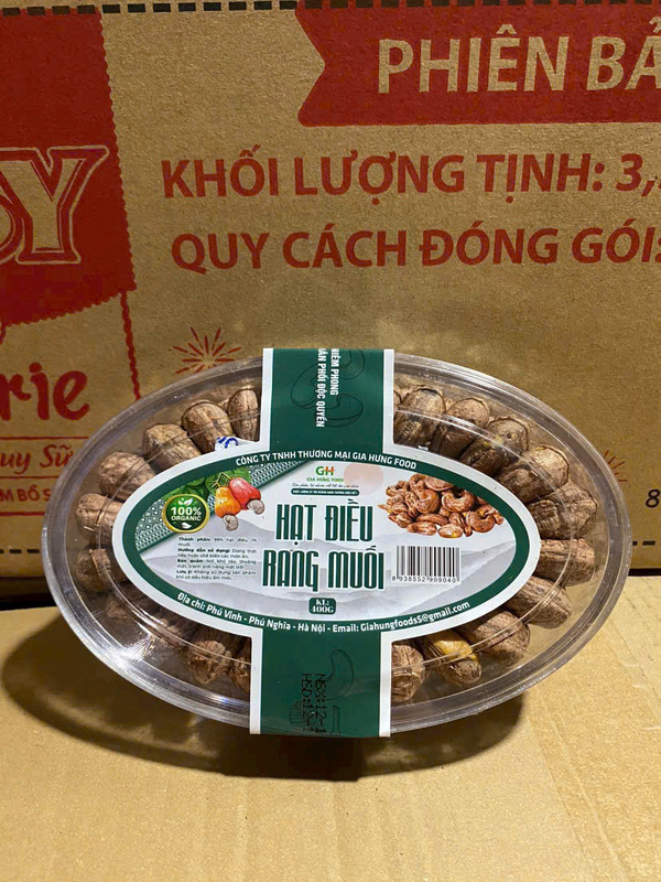 Hạt điều rang muối - Hạt Dinh Dưỡng Gia Hưng Food - Công Ty TNHH Thương Mại Gia Hưng Food