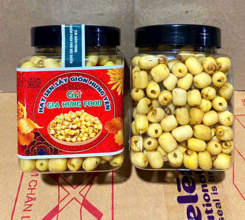 Hạt sen sấy giòn - Hạt Dinh Dưỡng Gia Hưng Food - Công Ty TNHH Thương Mại Gia Hưng Food