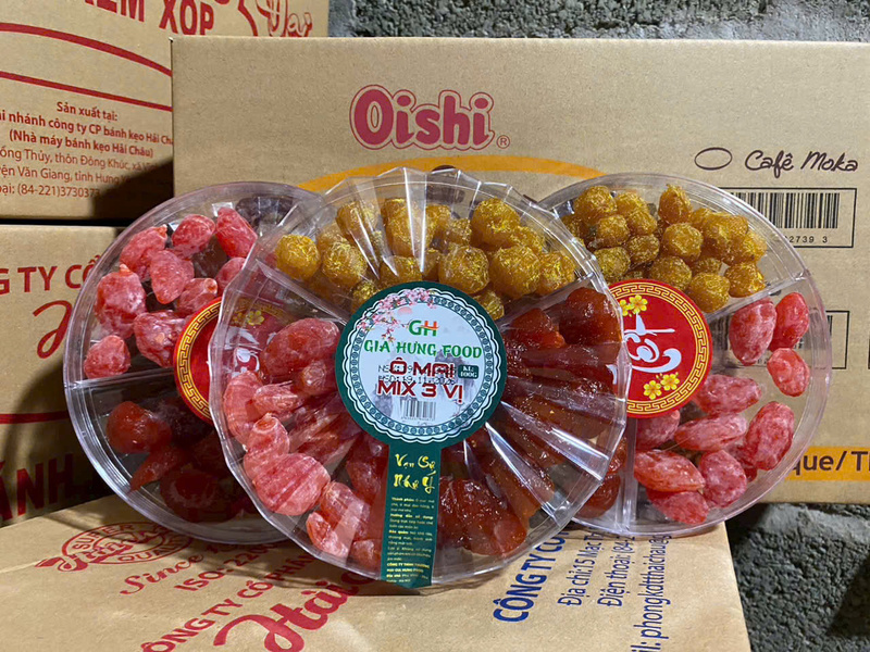 Ô mai mix 3 vị - Hạt Dinh Dưỡng Gia Hưng Food - Công Ty TNHH Thương Mại Gia Hưng Food