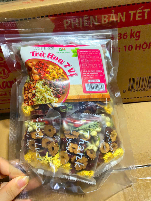Trà hoa 7 vị - Hạt Dinh Dưỡng Gia Hưng Food - Công Ty TNHH Thương Mại Gia Hưng Food