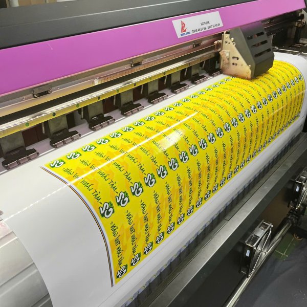 Gia công in decal cho nhãn hàng trà xanh C2 - In ấn Quảng Cáo Mạnh Dũng - Công Ty Cổ Phần Quảng Cáo Mạnh Dũng