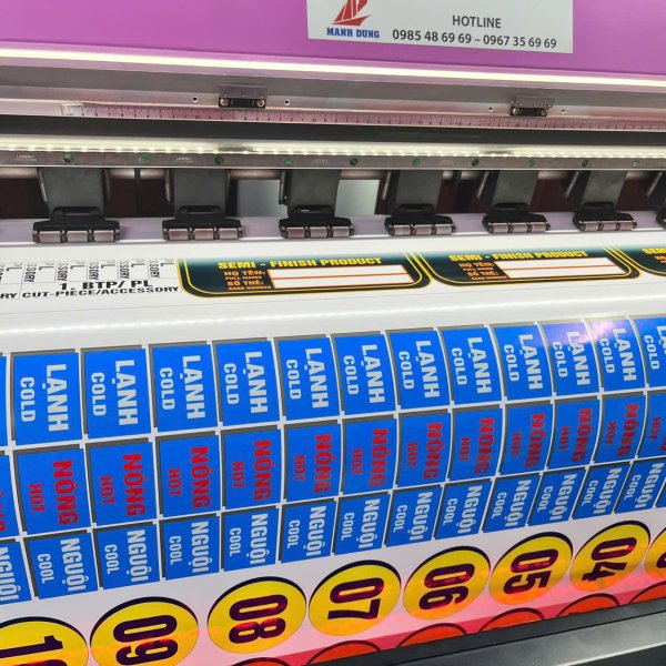 Gia công in decal cho xưởng may mặc - In ấn Quảng Cáo Mạnh Dũng - Công Ty Cổ Phần Quảng Cáo Mạnh Dũng