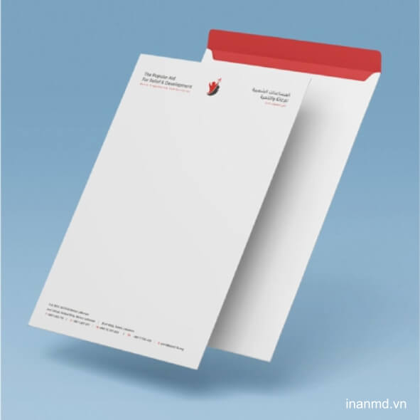 In bao thư A6 - In ấn Quảng Cáo Mạnh Dũng - Công Ty Cổ Phần Quảng Cáo Mạnh Dũng