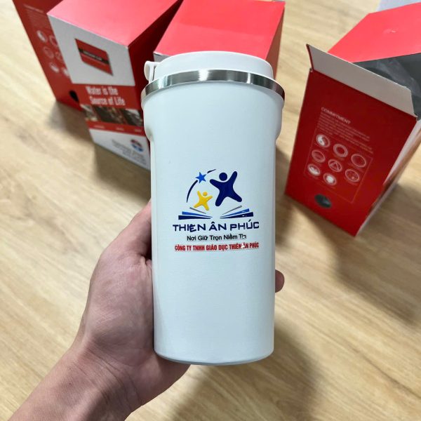 In bình giữ nhiệt làm quà tặng cho nhân viên - In ấn Quảng Cáo Mạnh Dũng - Công Ty Cổ Phần Quảng Cáo Mạnh Dũng