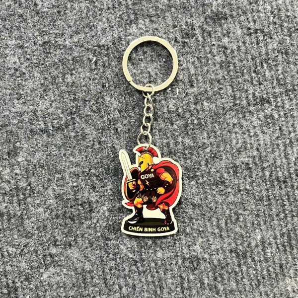 In móc khóa hình chiến binh Goya - In ấn Quảng Cáo Mạnh Dũng - Công Ty Cổ Phần Quảng Cáo Mạnh Dũng