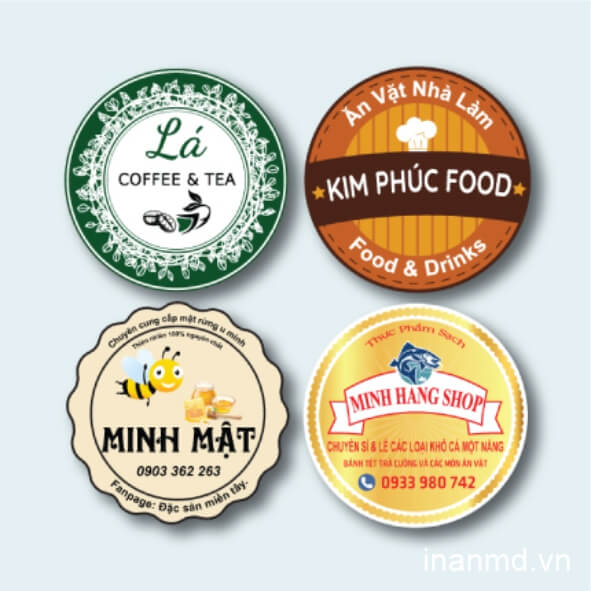 In tem giấy bế theo hình yêu cầu - In ấn Quảng Cáo Mạnh Dũng - Công Ty Cổ Phần Quảng Cáo Mạnh Dũng