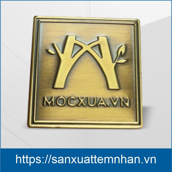 Tem đồng ăn mòn cắt theo biên dạng - Tem Nhãn Mạnh Dũng - Công Ty Cổ Phần Quảng Cáo Mạnh Dũng
