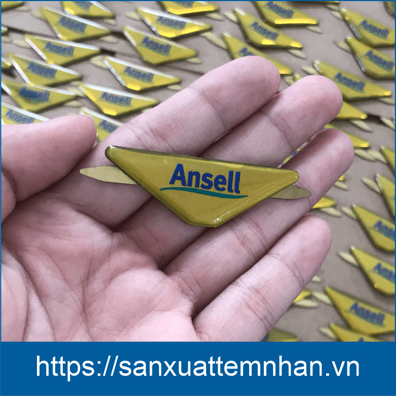 Tem kim loại phủ keo Epoxy - Tem Nhãn Mạnh Dũng - Công Ty Cổ Phần Quảng Cáo Mạnh Dũng