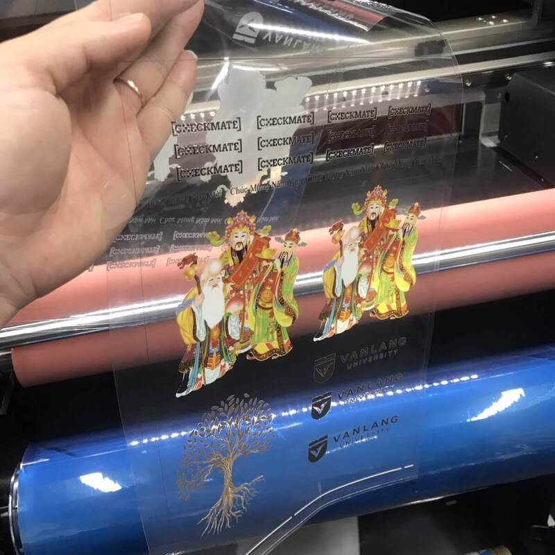 Tem nhãn UV DTF in Logo - Tem Nhãn Mạnh Dũng - Công Ty Cổ Phần Quảng Cáo Mạnh Dũng