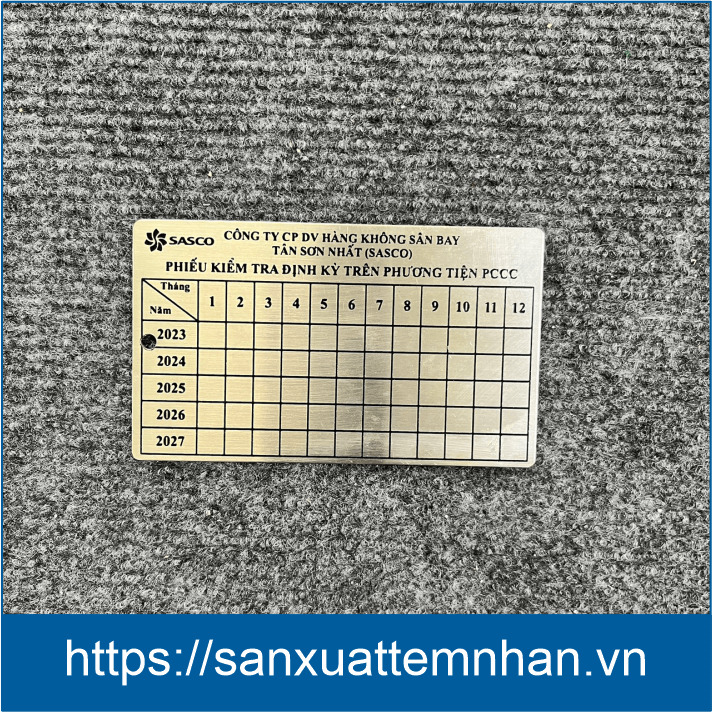 Tem nhãn gắn máy móc thiết bị - Tem Nhãn Mạnh Dũng - Công Ty Cổ Phần Quảng Cáo Mạnh Dũng