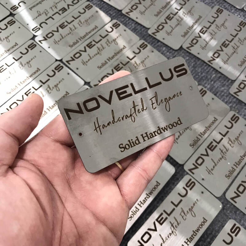 Tem nhãn inox gắn tủ gỗ - Tem Nhãn Mạnh Dũng - Công Ty Cổ Phần Quảng Cáo Mạnh Dũng