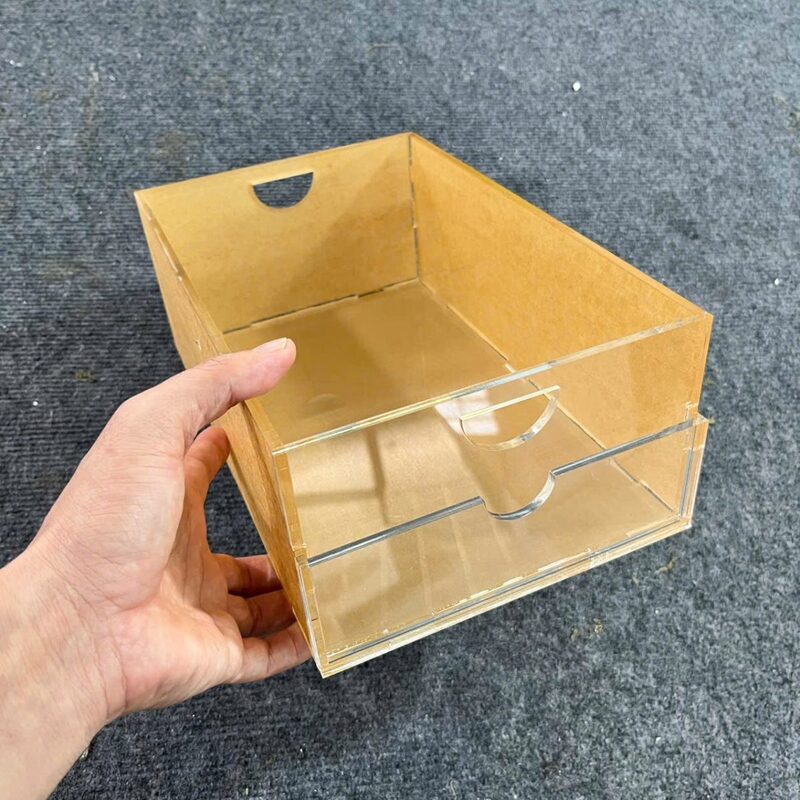 Khay mica trưng bày sách