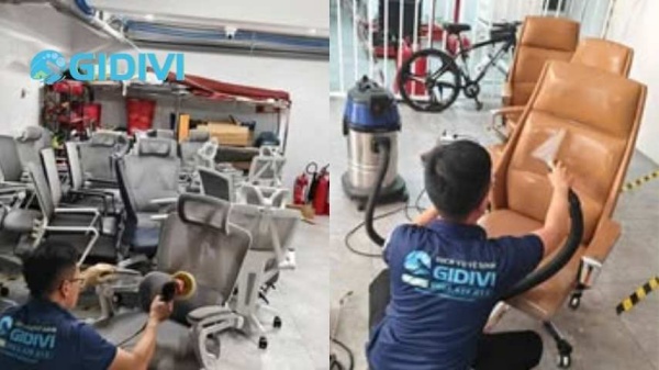 Dịch vụ giặt ghế văn phòng - Công Ty TNHH TM DV GIDIVI