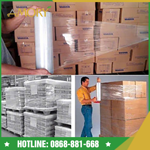 Cuộn PE cuốn tay - Bao Bì Amory - Công Ty TNHH Bao Bì Amory