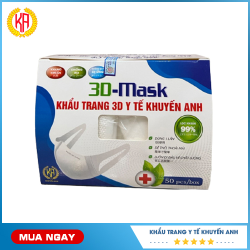 Khẩu trang y tế 3D