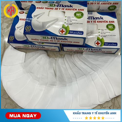 Khẩu trang y tế 3D