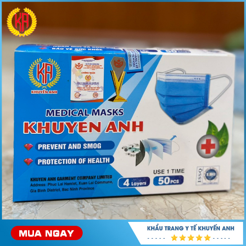 Khẩu trang y tế 4 lớp
