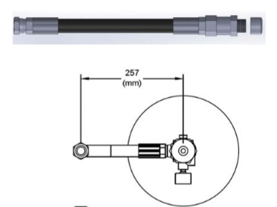Ống mềm xả khí DN20 kèm van 1 chiều SNS-FC20 - Hệ Thống Báo Cháy – Chữa Cháy Khí  – Công Ty Cổ Phần Phòng Cháy An Thịnh