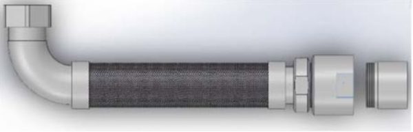 Ống mềm xả khí DN50 kèm van 1 chiều SFS-FC50 - Hệ Thống Báo Cháy – Chữa Cháy Khí  – Công Ty Cổ Phần Phòng Cháy An Thịnh