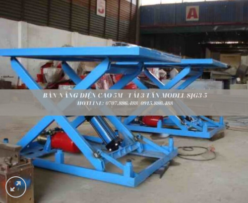 Bàn nâng điện cao 5M