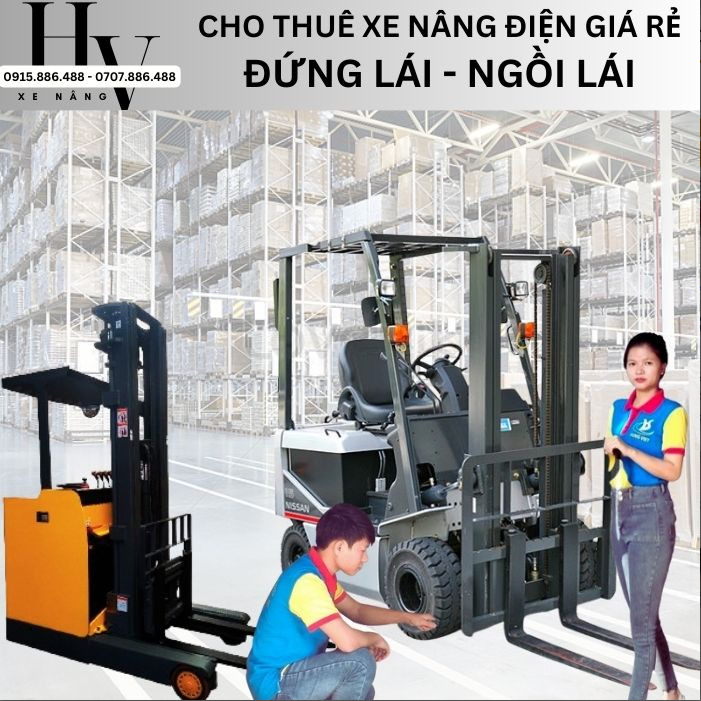Cho thuê xe nâng điện