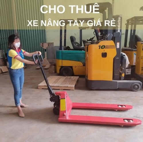 Cho thuê xe nâng tay