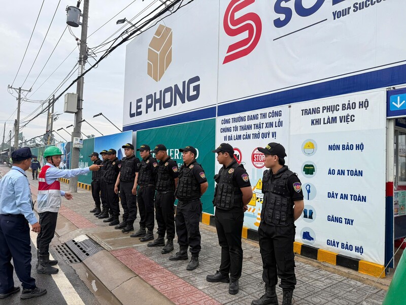 Dịch vụ bảo vệ công trường