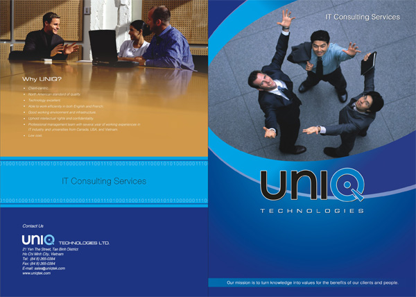 Catalogue UNIQ Technologies - Dịch Thuật Hoàng Huệ - Công Ty TNHH Hoàng Huệ