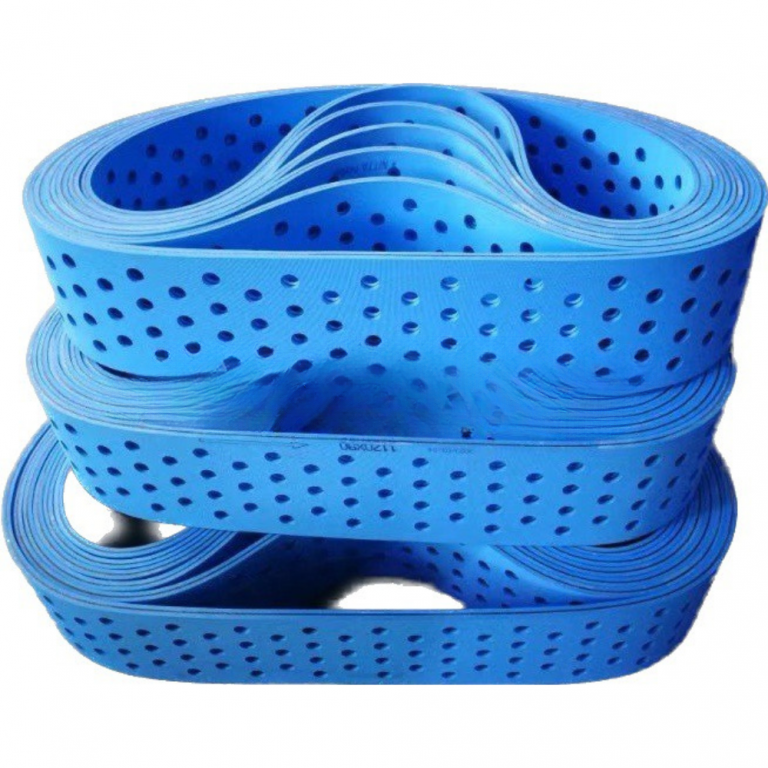 Dây đai xanh xanh – gia công đục lỗ - Băng Tải Sài Gòn - Công Ty TNHH Quốc Tế Sài Gòn Logistics