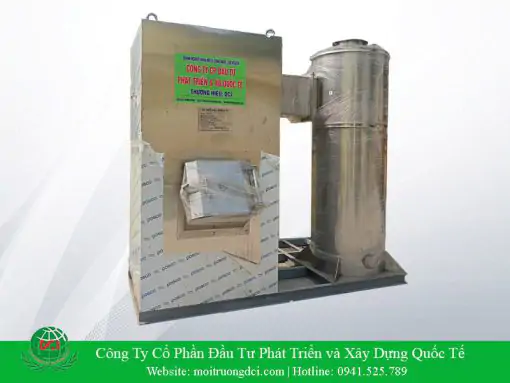 Lò đốt rác thải y tế LDYT-20 - Công Ty Cổ Phần Đầu Tư Phát Triển Và Xây Dựng Quốc Tế