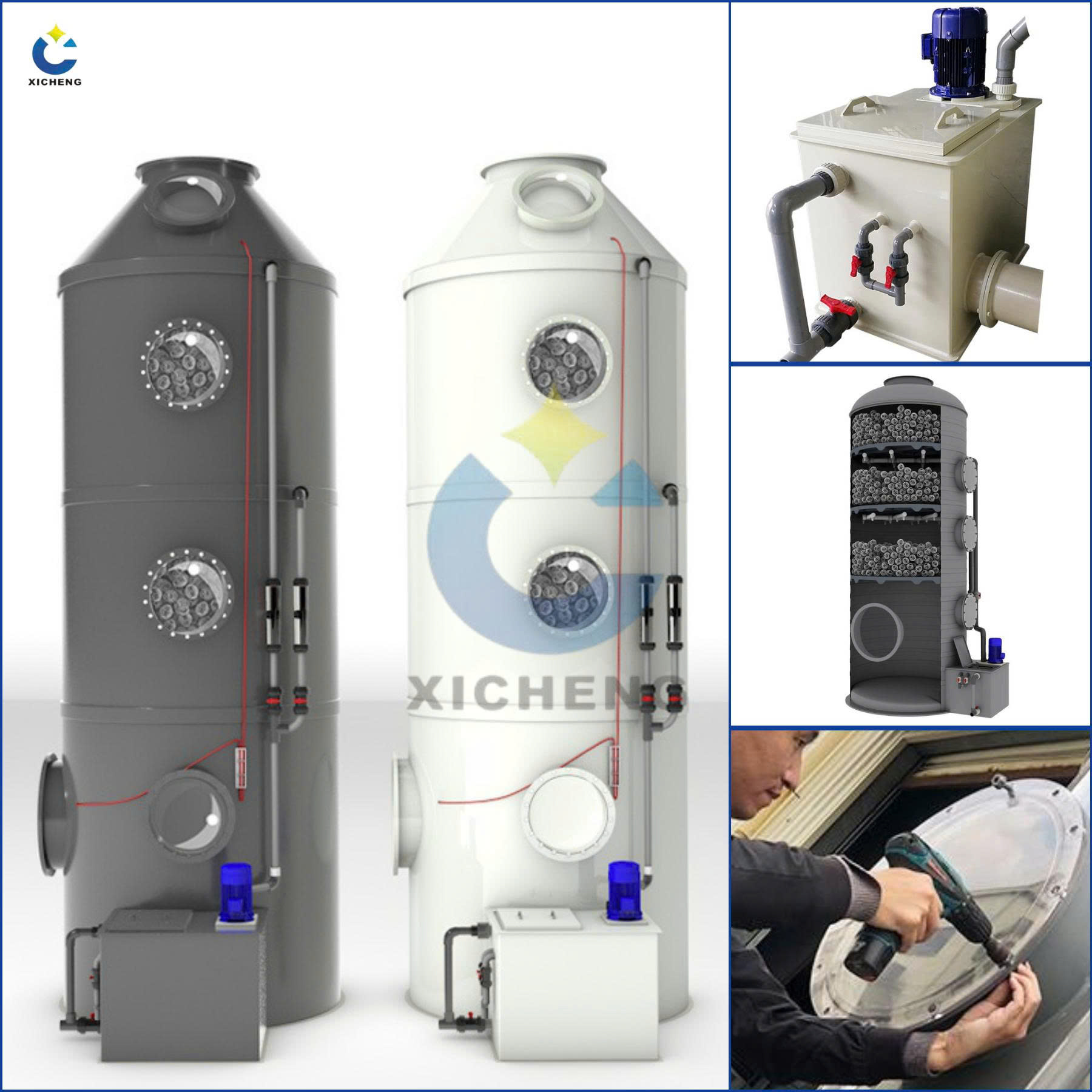 Thiết bị và vật tư xử lý khí thải