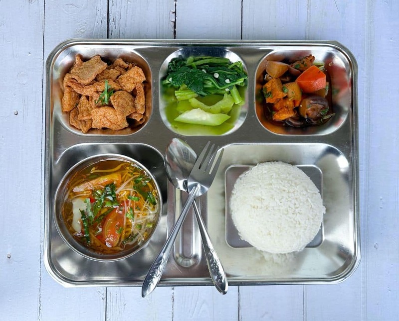 Sườn chay ram, nấm kho rau củ - An Tâm Foods - Công Ty TNHH Cung Cấp Suất Ăn An Tâm