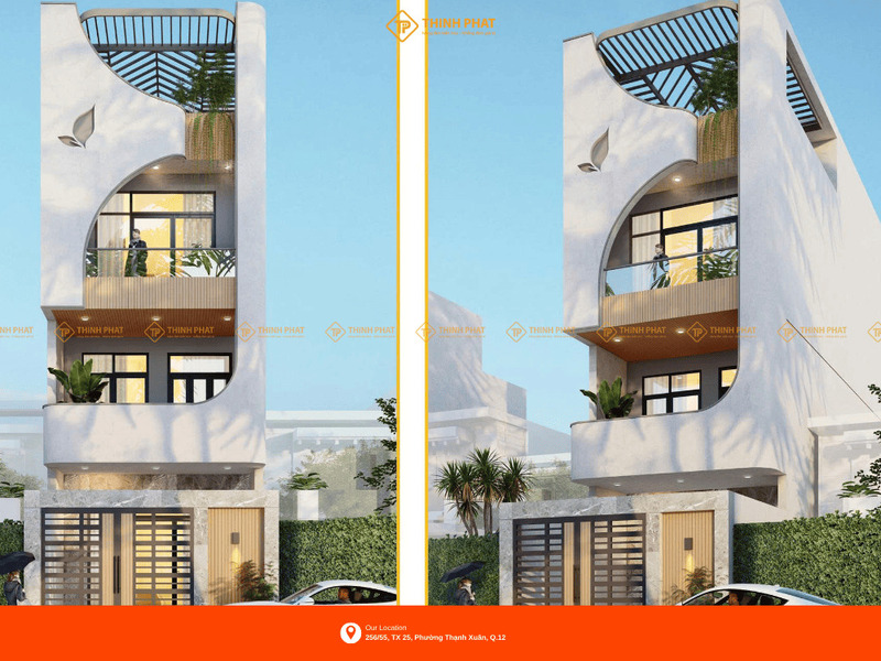 Thiết kế thi công xây dựng nhà phố - Xây Dựng Thịnh Phát - Công Ty Cổ Phần Đầu Tư Tư Vấn Thiết Kế Và Xây Dựng Thịnh Phát