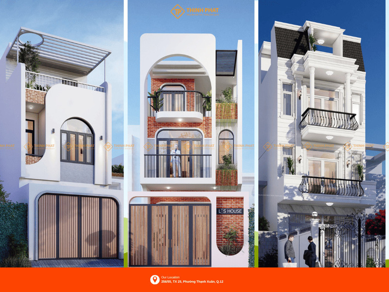 Thiết kế thi công xây dựng nhà phố - Xây Dựng Thịnh Phát - Công Ty Cổ Phần Đầu Tư Tư Vấn Thiết Kế Và Xây Dựng Thịnh Phát