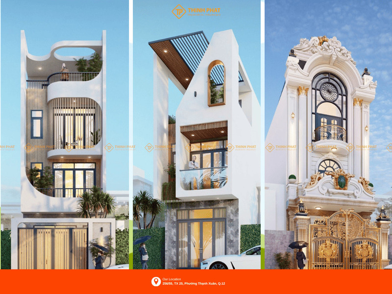 Thiết kế thi công xây dựng nhà phố - Xây Dựng Thịnh Phát - Công Ty Cổ Phần Đầu Tư Tư Vấn Thiết Kế Và Xây Dựng Thịnh Phát