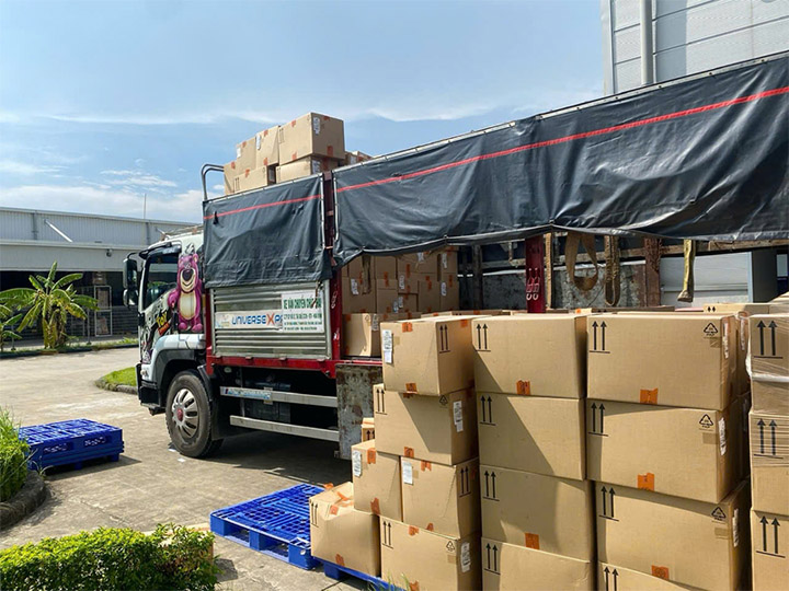 Hình ảnh kho hàng công ty Nguyễn Gia Tex