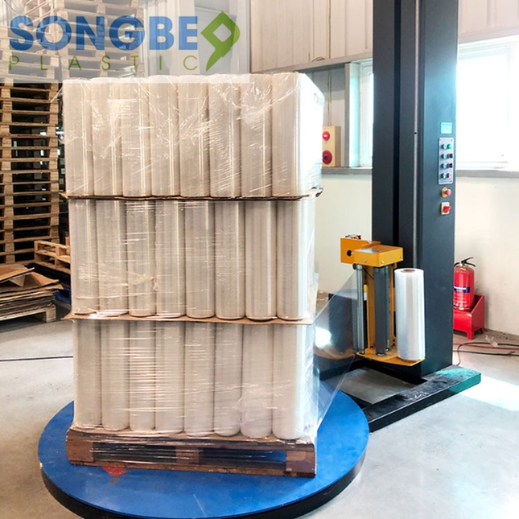 Màng PE quấn pallet - Thiết Bị Niêm Phong Sông Bé - Hợp Tác Xã Dịch Vụ Vận Tải Sông Bé