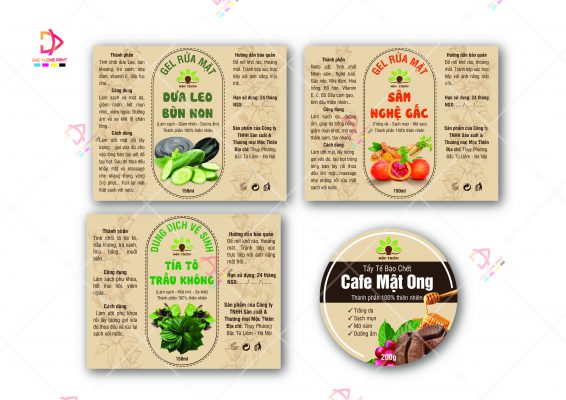 In tem Decal giấy