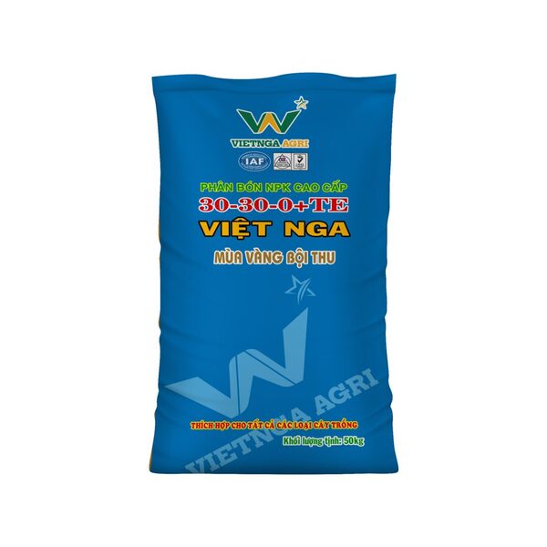 Phân bón NPK 30-30-0+TE Việt Nga - Công Ty Cổ Phần Tập Đoàn Việt Nga