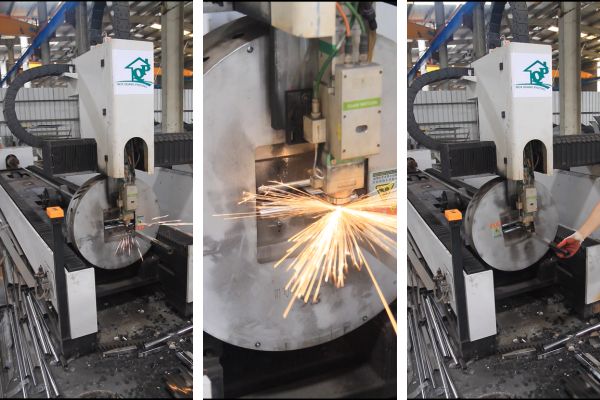 Dịch vụ gia công cắt inox ống hộp