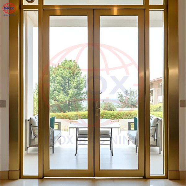 Cửa kính inox