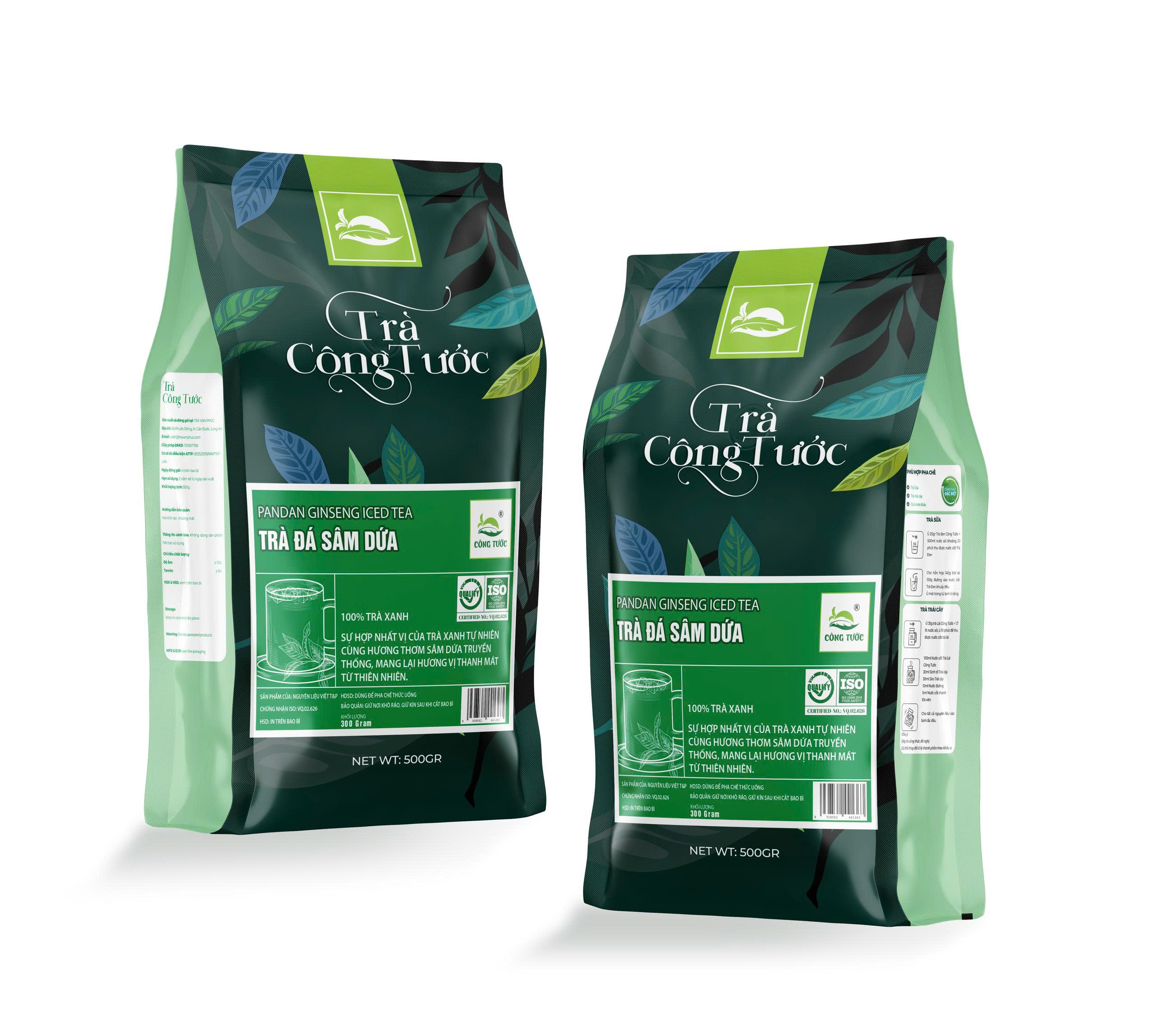 Trà đá sâm dứa