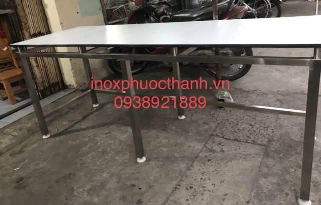 Bàn inox MS02 - Chi Nhánh Long An - Công Ty TNHH Thương Mại Sản Xuất Inox Phước Thành