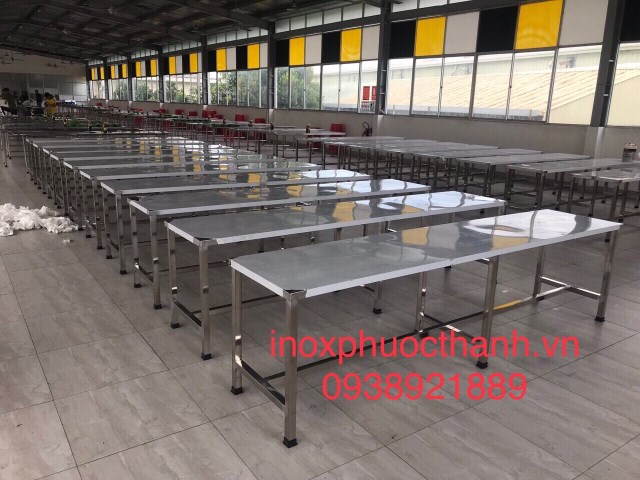 Bàn inox MS04 - Chi Nhánh Long An - Công Ty TNHH Thương Mại Sản Xuất Inox Phước Thành